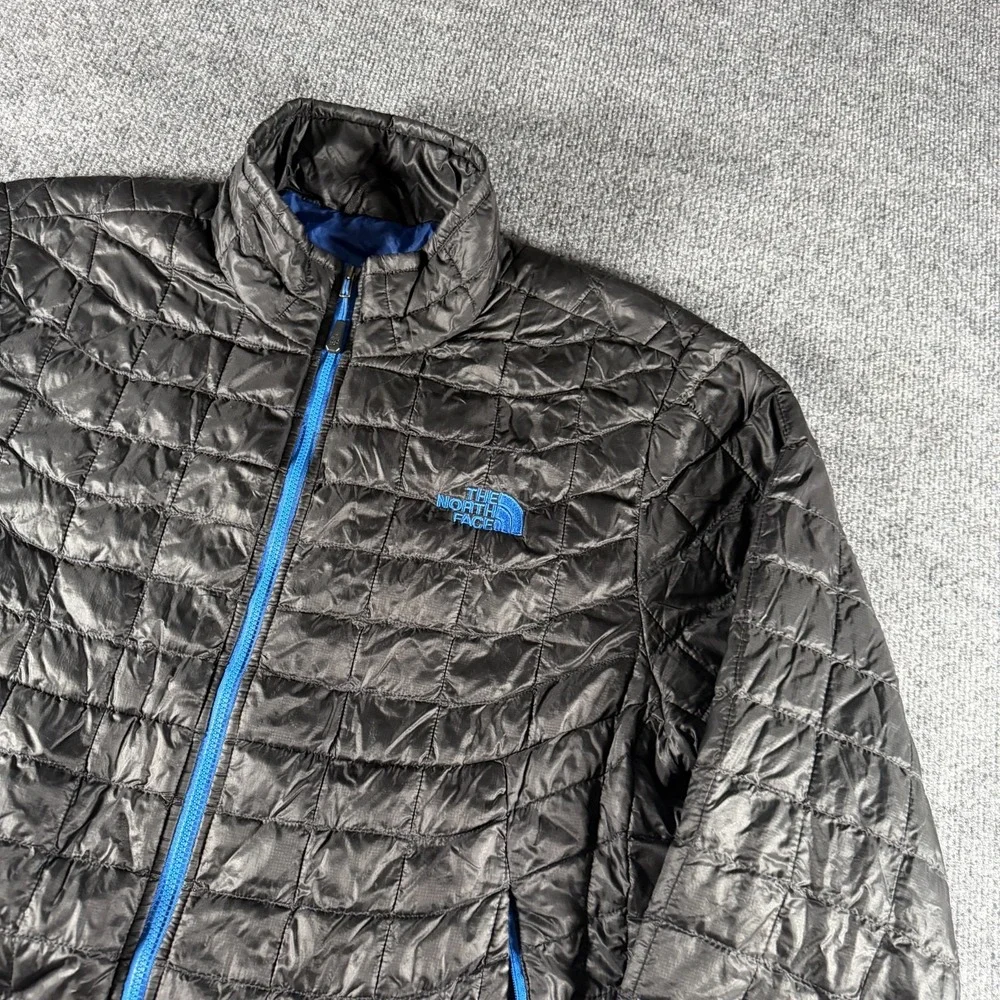 The North Face Men's ThermoBall Eco Jacket Black Blue Size Medium